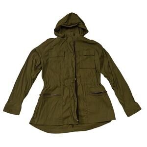 Athleta Jacket: Green Outerwear, Size M, LIKE NEW